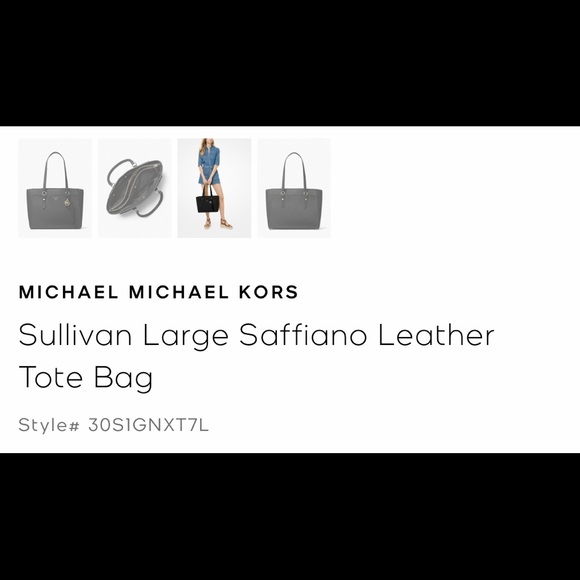 Michael Kors Large Saffiano Leather Tote. Like new with tags. Black - Picture 4 of 4